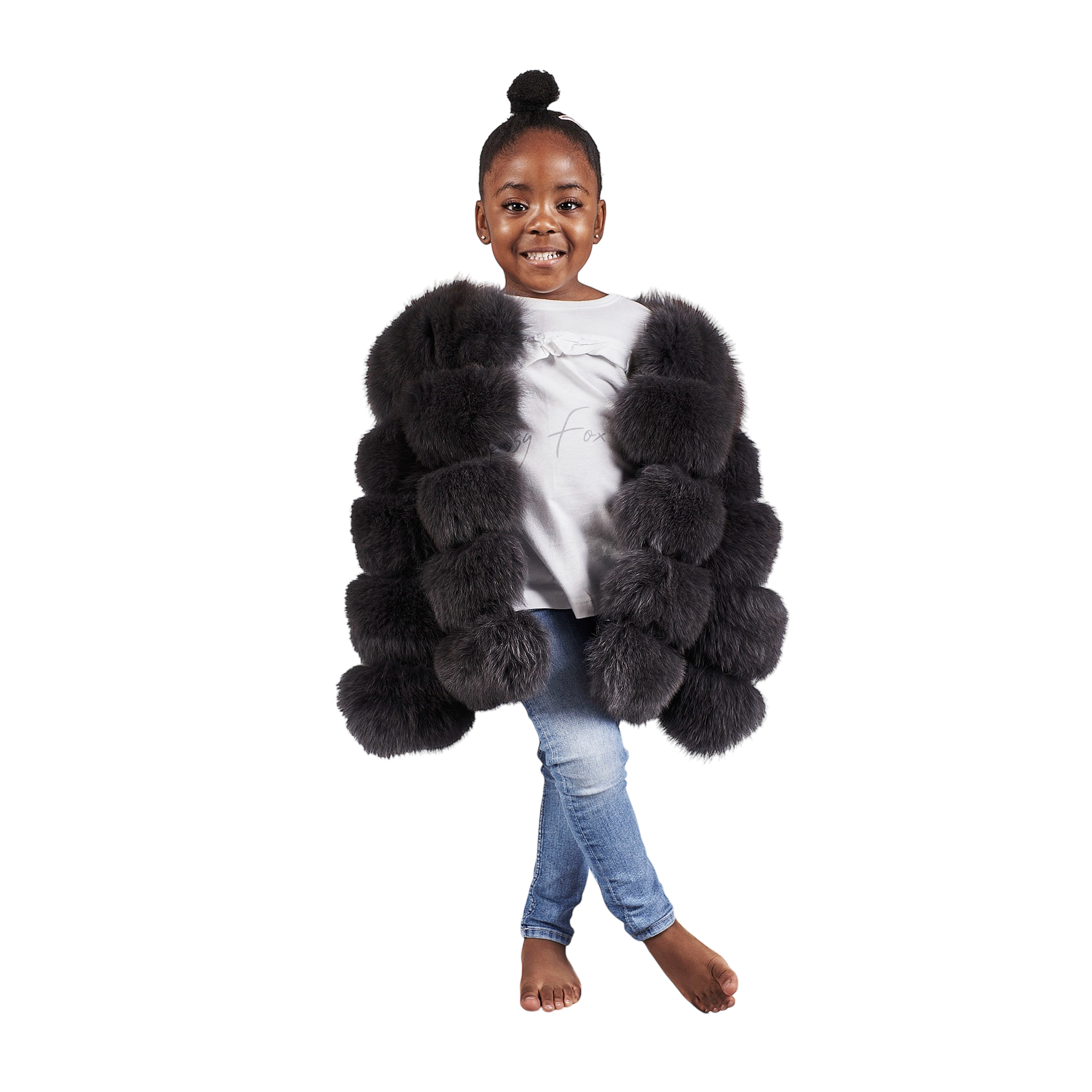 MINI CHICAGO FOX FUR COAT