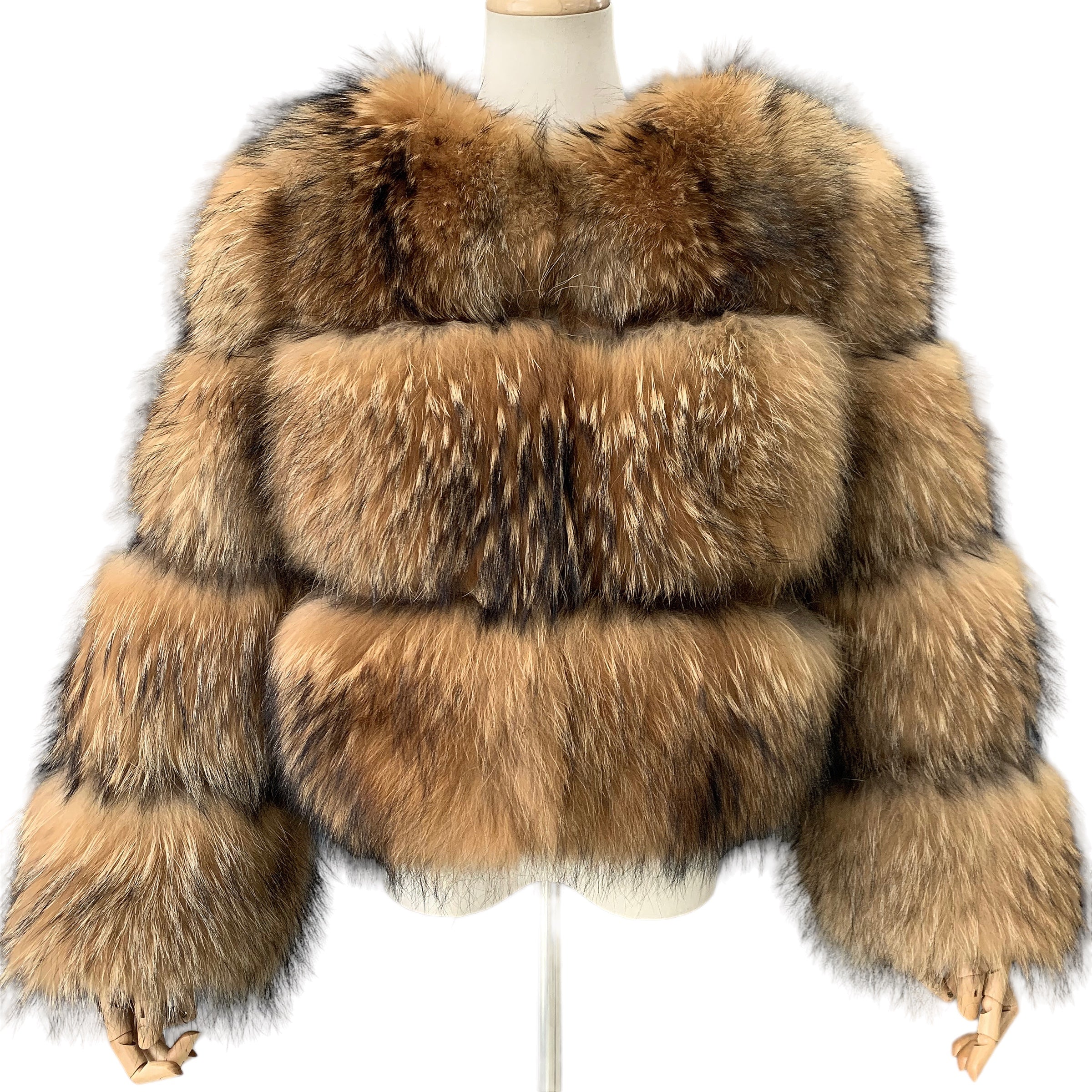 QUEENIE RACCOON FUR BOMBER